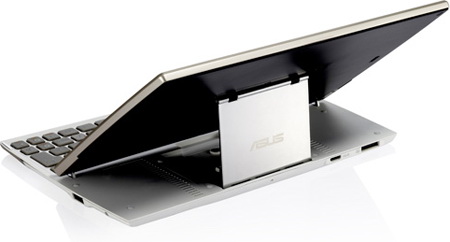 подставка планшета Asus Eee Pad Slider SL101 планшет Asus Eee Pad Slider SL101 на подставке