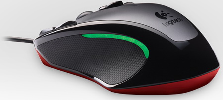 мышь Logitech Gaming Mouse G300 вид сзади