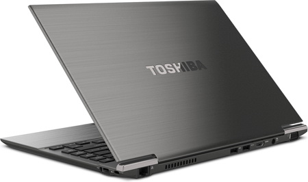 вид сзади ультрабука Toshiba Portege Z830 ультрабук Toshiba Portege Z830 вид сзади