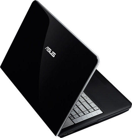 крышка ноутбука Asus N75SF ноутбук Asus N75SF сзади