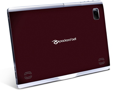 планшет Packard Bell Liberty Tab с обратной стороны обратная сторона планшета Packard Bell Liberty Tab