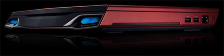 красный ноутбук Dell Alienware M14x ноутбук Dell Alienware M14x – исполнение в красном цвете