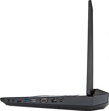 порты и разъемы с правой стороны Asus G53SX ноутбук Asus G53SX порты справа