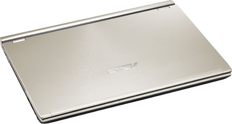 закрытая крышка ноутбука ASUS U46SV ноутбук ASUS U46SV с закрытой крышкой