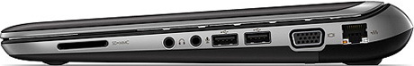 вид сбоку нетбука HP Pavilion dm1-4010 HP Pavilion dm1-4010 порты справа