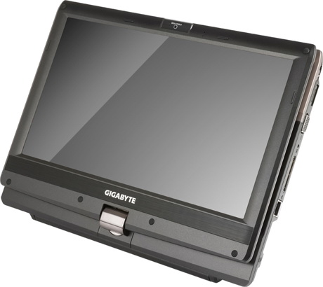 GIGABYTE Booktop T1132 – вывернутый экран трансформе Booktop T1132
