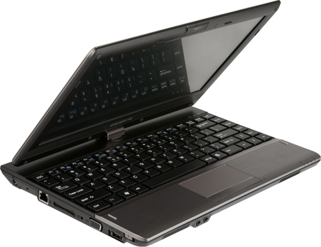 планшетный ноутбук GIGABYTE Booktop T1132 дизайн ноутбука GIGABYTE Booktop T1132