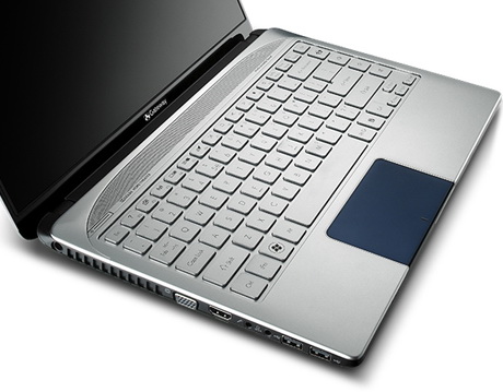 Gateway ID47H07u – порты слева левая сторона ноутбука Gateway ID47H07u