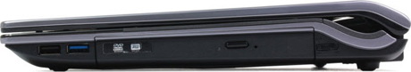правая сторона Asus N43SL порты справа ноутбука Asus N43SL