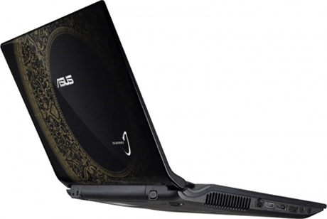 ASUS N43SL Jay Chou вид сбоку изящный ASUS N43SL Jay Chou