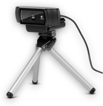 Logitech HD Pro Webcam C920 универсальное крепление для штатива Logitech HD Pro Webcam C920 на штативе
