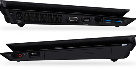 порты ноутбука Sony VAIO F Series Sony VAIO F Series разъемы