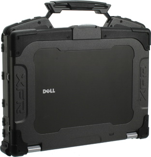 корпус ноутбука с удобной ручкой для переноски Dell Latitude E6400 XFR с ручкой