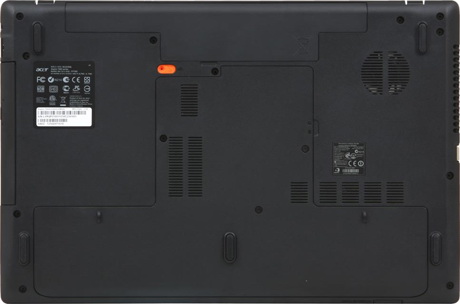 обратная сторона ноутбука Acer Aspire 7560G Acer Aspire 7560G нижняя крышка