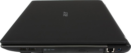 порты на правой стороне Acer Aspire 7560G Acer Aspire 7560G вид справа