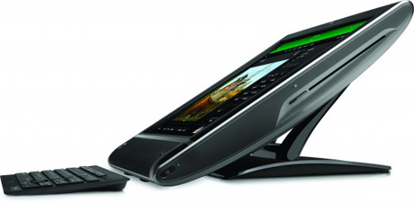 вид справа HP TouchSmart 9300 Elite HP TouchSmart 9300 Elite – правая сторона