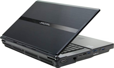 AVADirect Clevo P270WM – крышка игровой ноутбук AVADirect Clevo P270WM вид сзади