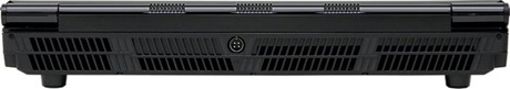 AVADirect Clevo P270WM – на задней стороне только вентиляция и разъем питания задняя сторона AVADirect Clevo P270WM