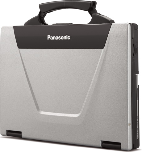 ноутбук Panasonic Toughbook CF-52 с удобной ручкой для переноса Panasonic Toughbook CF-52 похож на кейс