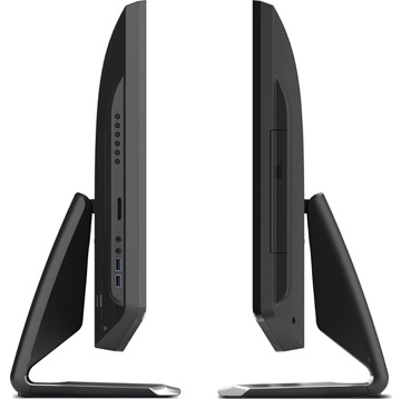 разъемы Toshiba Qosmio DX730 на боковых сторонах Toshiba Qosmio DX730 – вид сбоку