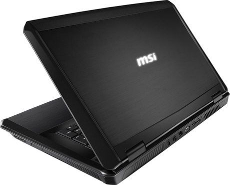 крышка игрового ноутбука MSI GT70 MSI GT70 – вид сзади