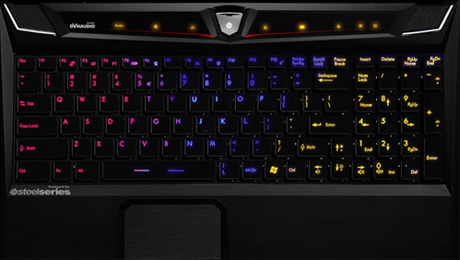 MSI GT60 с цветной подсветкой клавиатуры MSI GT60 клавиатура