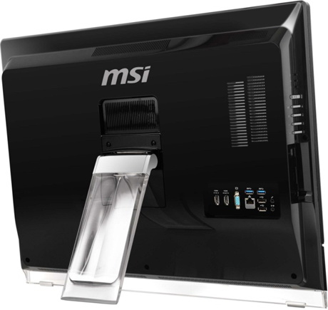 первый игровой моноблок диагональю 27 дюймов MSI Wind Top AG2712 – вид сзади