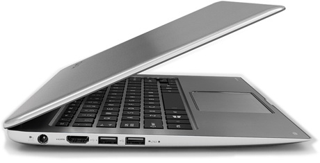 левая сторона ультрабука Toshiba Kirabook Toshiba Kirabook – вид слева
