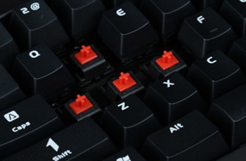 каждая кнопка оснащена механизмом Cherry Red Switch механическая клавиша MSI GK-601
