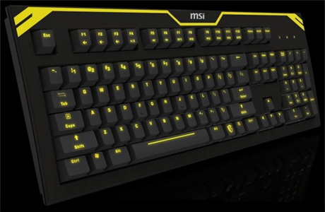 каждая клавиша MSI GK-601 подсвечена индивидуальным диодом MSI GK-601 – подсветка