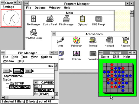 Windows 3.0 использовала Program Manager и File Manager операционная система Windows 3.0