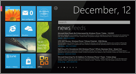 Интерфейс Metro UI в Windows 8 Новый интерфейс Metro UI